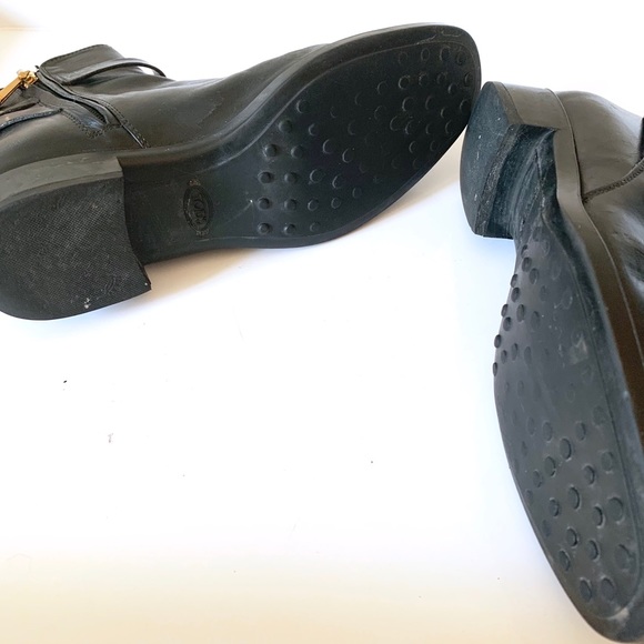 Black leather Tods Boots - Picture 8 of 8